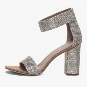 Jeffrey Campbell Lindsay-JS sparkly block heel/ woman’s size 8.5
